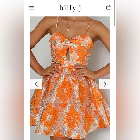 billy j Dresses & Skirts - Mimi Mini Dress - Orange - US 8